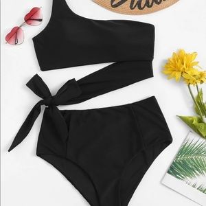 shein bikini! black and stylish!!